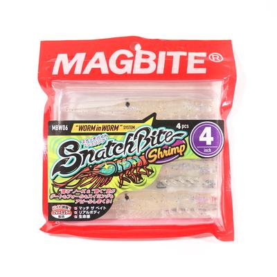 Harimitsu Magbite MBW06 Snatch Shrimp 4 Inch 4 Per Pack 05 (5105)