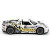 1/24 Porsche 918 Spyder Supercar Alloy Car Model Sound and Light Pull Back Children's Toy Collectibles Birthday Gift