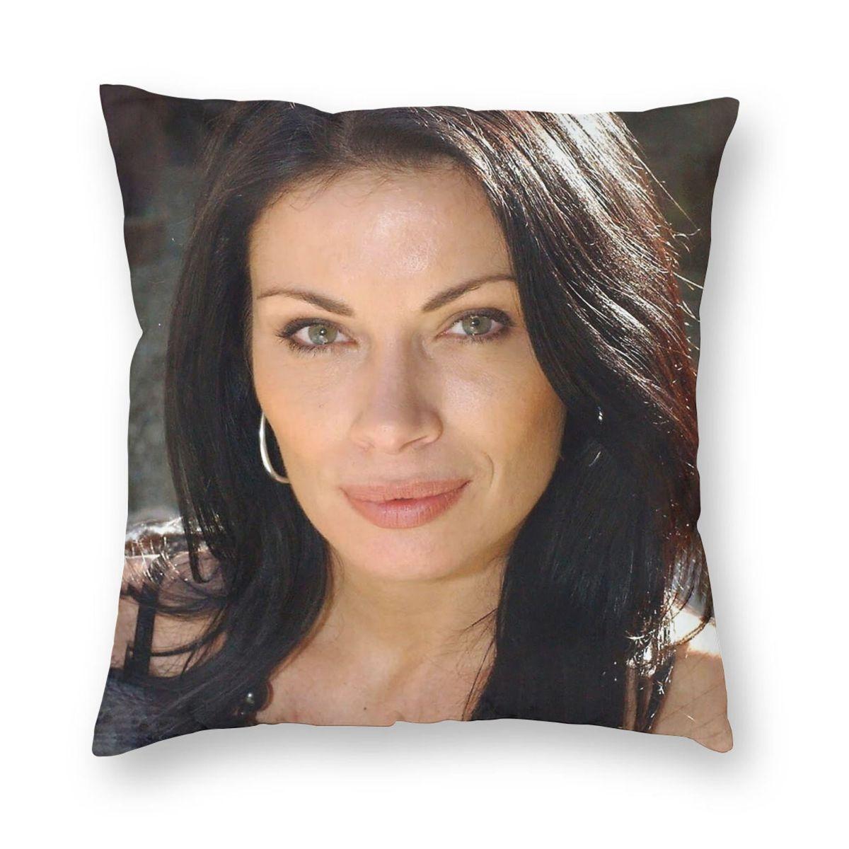

Coronation Street Carla Connor Alison King Square Pillowcase Polyester Linen Velvet Printed Zip Decorative Bed Cushion Cover 12x12Inch