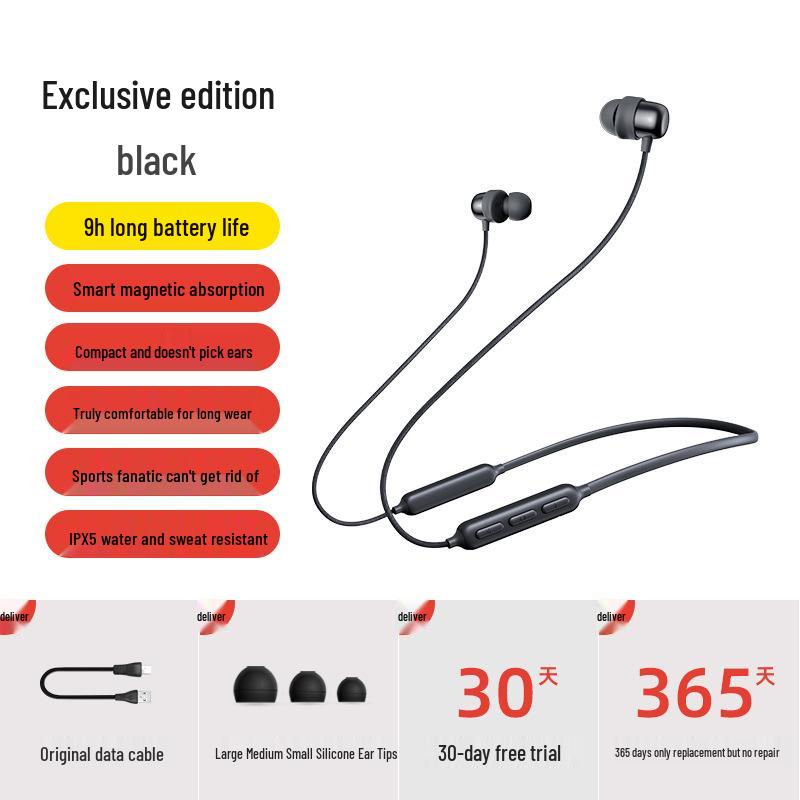 Havit Wireless Neckband Bluetooth Headphones for Apple, Huawei, Honor, Oppo, and Xiaomi