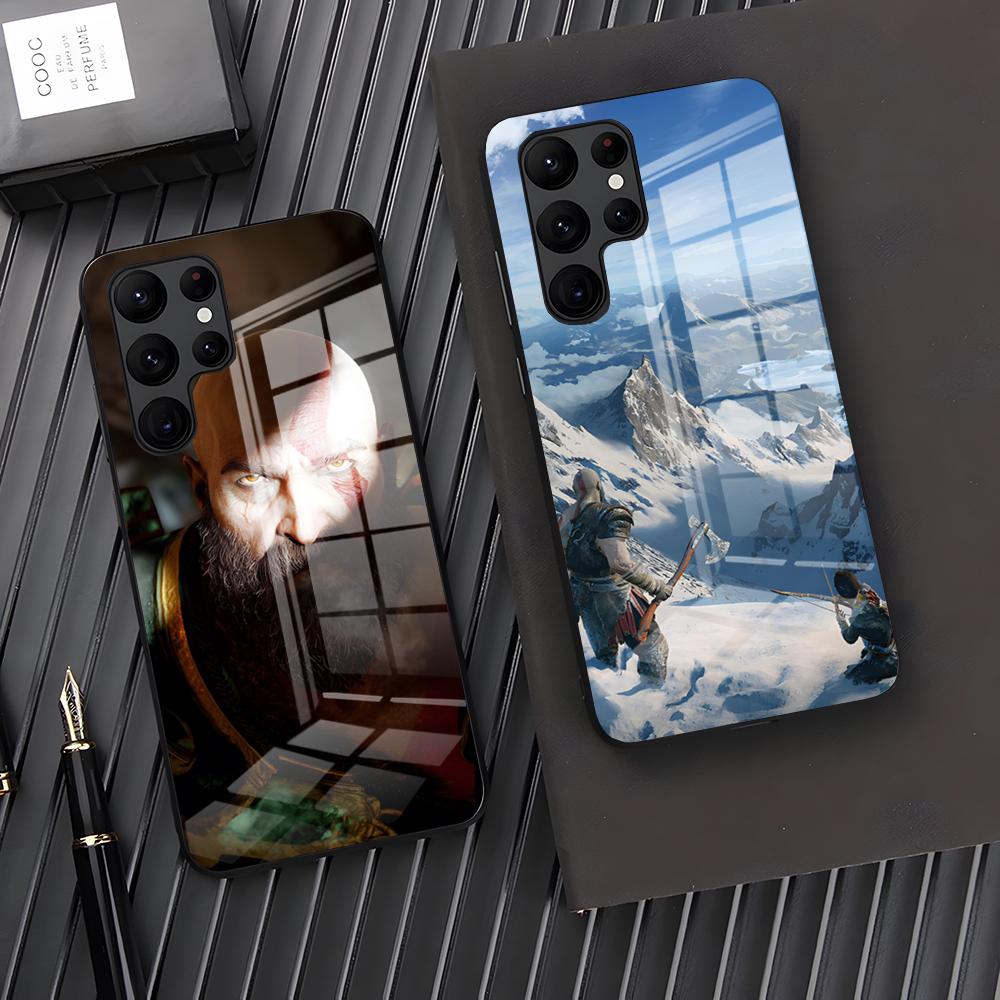 God Of Wars Phone Case For Samsung S26 S25 Plus S20 S20 Plus S22 Ultra S23 FE S21 Plus S21 Ultra Glass Cover