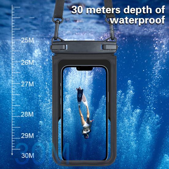

Водонепроницаемая сумка для телефона с ремешком, прозрачный сенсорный экран, портативный чехол, защита телефона, универсальная сухая сумка для мобильного телефона для плавания, дайвинга