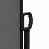 Vidaxl Foldable Side Awning, Anthracite, 220X600 Cm
