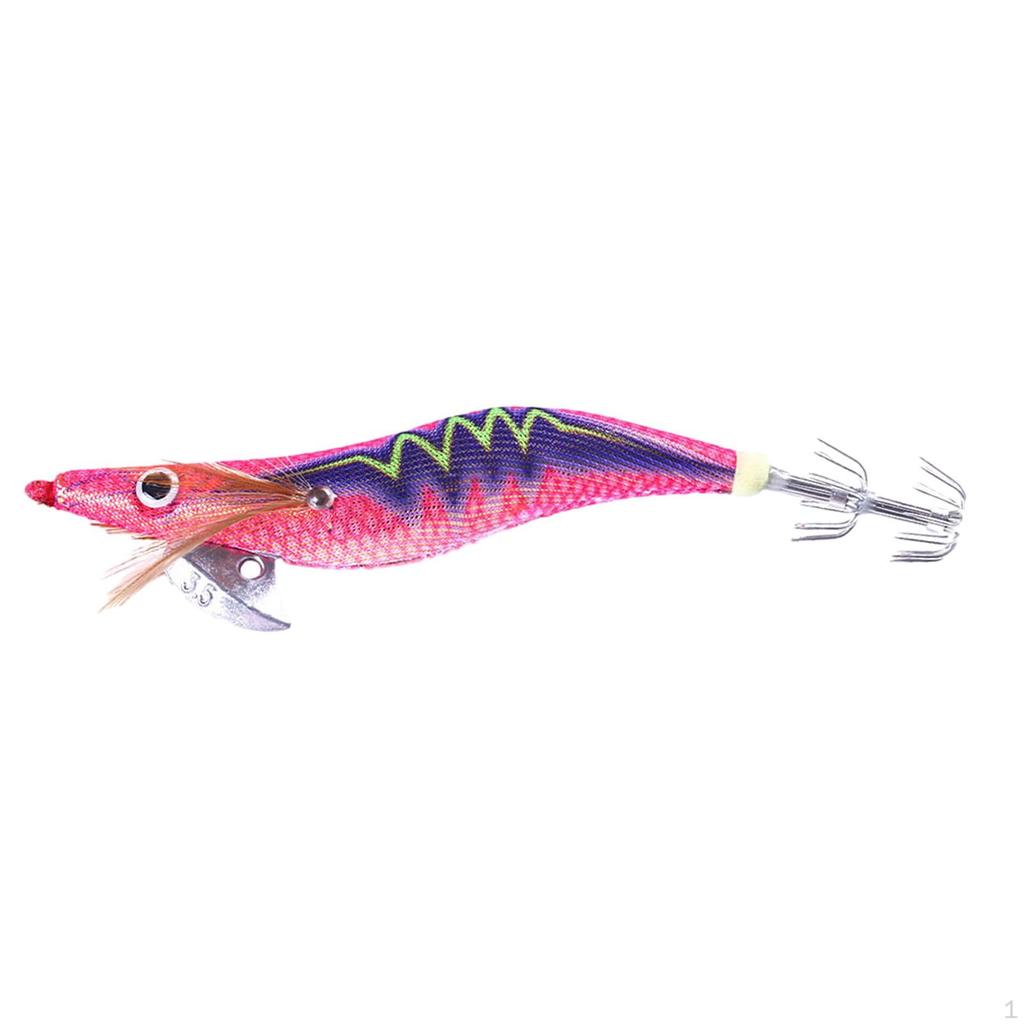 Luminous Squid Jig Hooks Lifelike Lures Fishing Baits