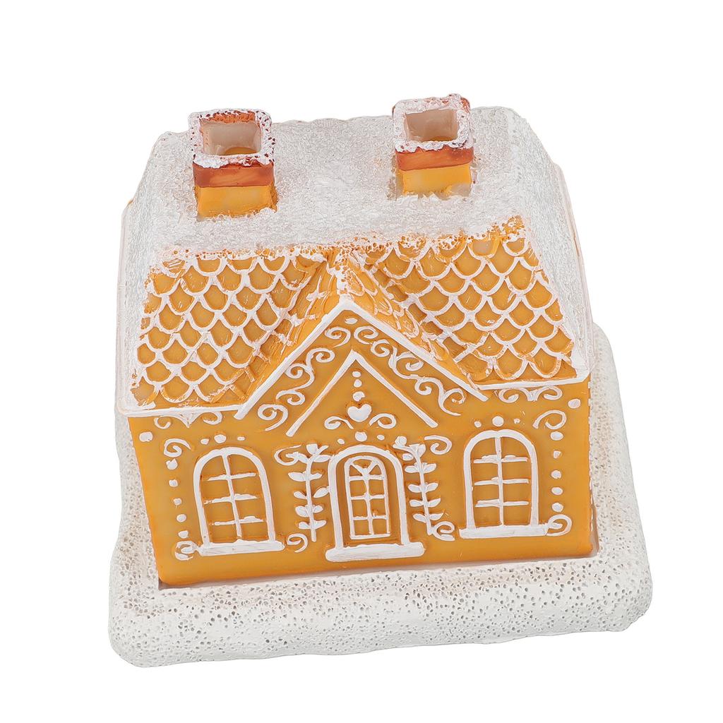 House Incense Cone Burner Log Cabin Incense Cone Burner Snowy Winter Incense Cone Burner for Nail