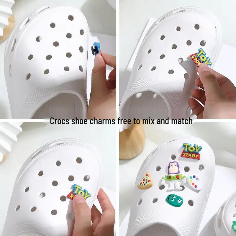 

Скидка для новичков: Женские DIY Мультяшные Шармы для Обуви - 3D Съемные Пряжки для Обуви с Отверстиями