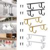Hooks Towel Coffee Cup Mug Holder Hang Kitchen Under Shelf Rack Hook Display