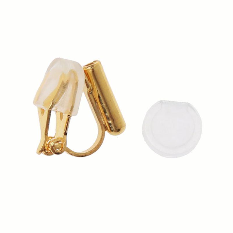 20x Clip-on Earrings Converter with Comfort Earring Pads DIY for Non-Pierced Ear