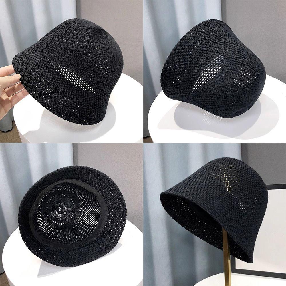 Hollow Out Fisherman's Hat Breathable Sun Hat New Fashion Fisherman Cap  Spring Summer