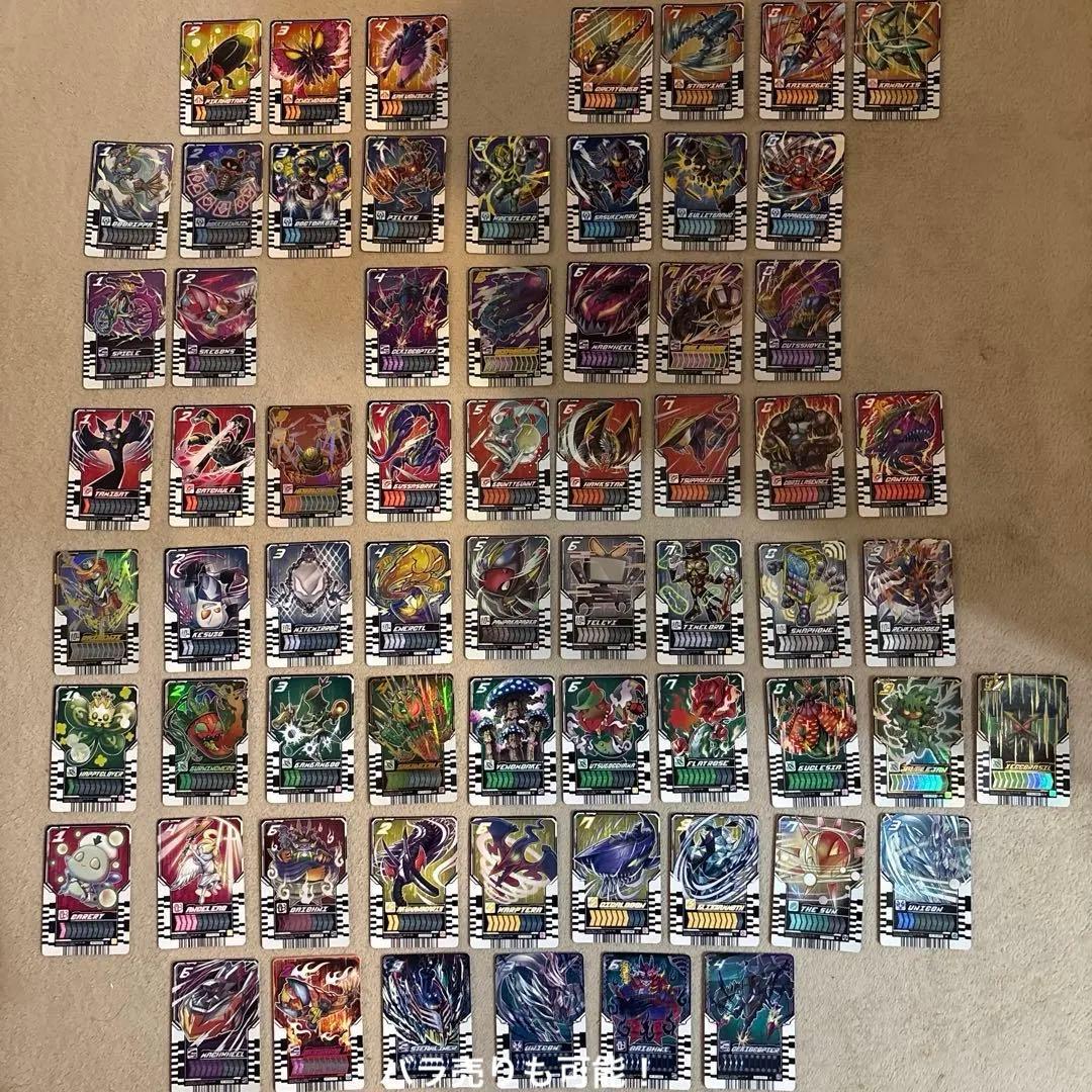 Ride Chemie Trading Card 65 pieces Kamen Rider Gatchard UR SR EX etc.