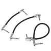 6.35 Guitar Patch Cable Wire Right Angle Effect Instrument 15/20/30Cm Pedal