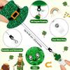 St Patrick's Day Verpleegkundige Badgehouder Intrekbaar Glitter Verpleegkundige ID Naam Badgehouder Groen Hart Ierse Cadeaus Kantoor Artsen Suppl
