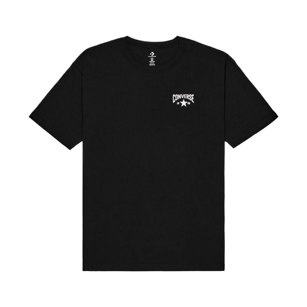 Converse T Shirts Unisex Black Crew Neck Moderate UCJ765-023