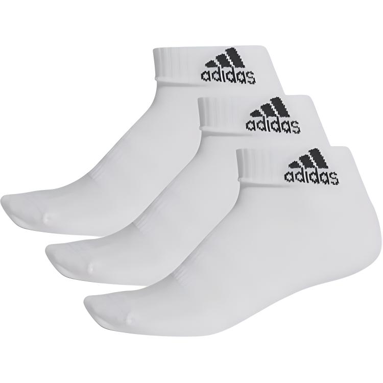Adidas Ankle Socks Unisex 3 Pack White GC7312 28-30/XL