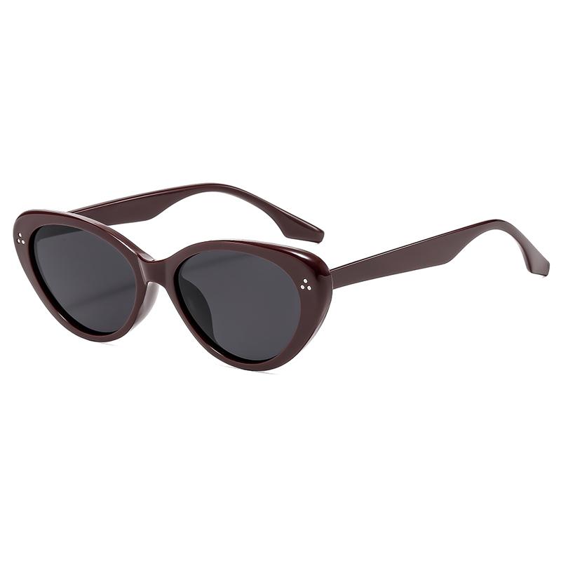 New Style Arrival Cat Eye Sun Glasses Women's Oval Eyeglasses Vintage Style Brand Elliptic Square Sun Eyeglasses for Female Shades Female Eyewear