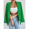 Autumn and Winter Women's Suit Jacket Solid Color Lapel Suit Temperament Commuter Jacket Tops