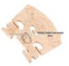 Premium Hard Violin Bridge - Selected Wood with Clear Grain Accessory