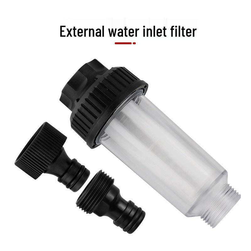 G3/4 Karcher High-Pressure Washer Clear Threaded Filter/Connector/Strainer Set Component