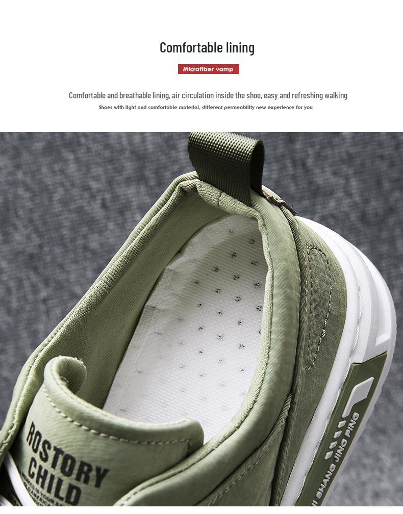 2025 Men's Ice Silk Canvas Shoes: Versatile, Soft Sole, Casual, Breathable, Trendy Korean-Style Sneakers