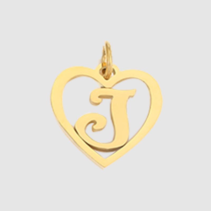 eManco English Alphabet Pendants: Stainless Steel Jewelry Accessories for DIY Projects.