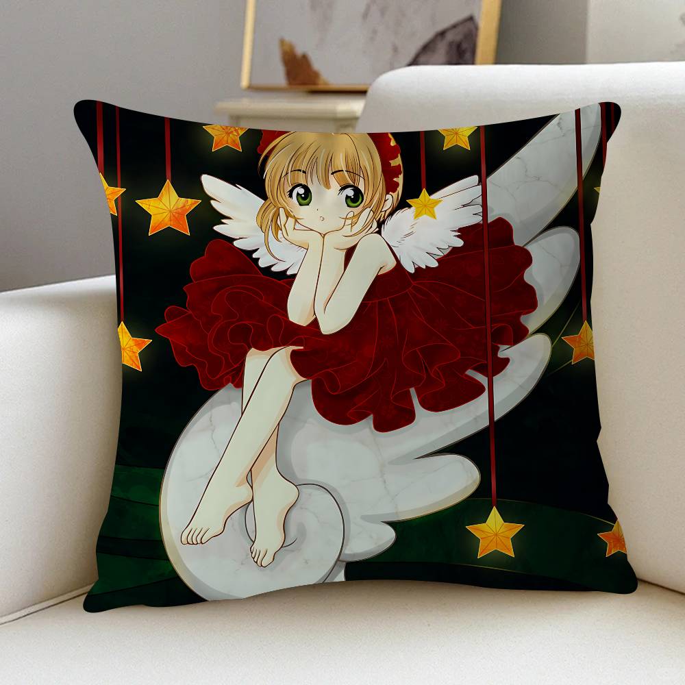 Anime C-Cardcaptor Sakura Personalized Pillow Dust Cover Bedroom Kids Party Decoration Pillowcase Birthday Children Gift