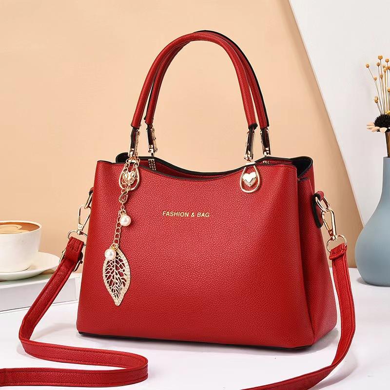 Women's bag new atmospheric texture handbag mother bag simple shoulder bag 2025s