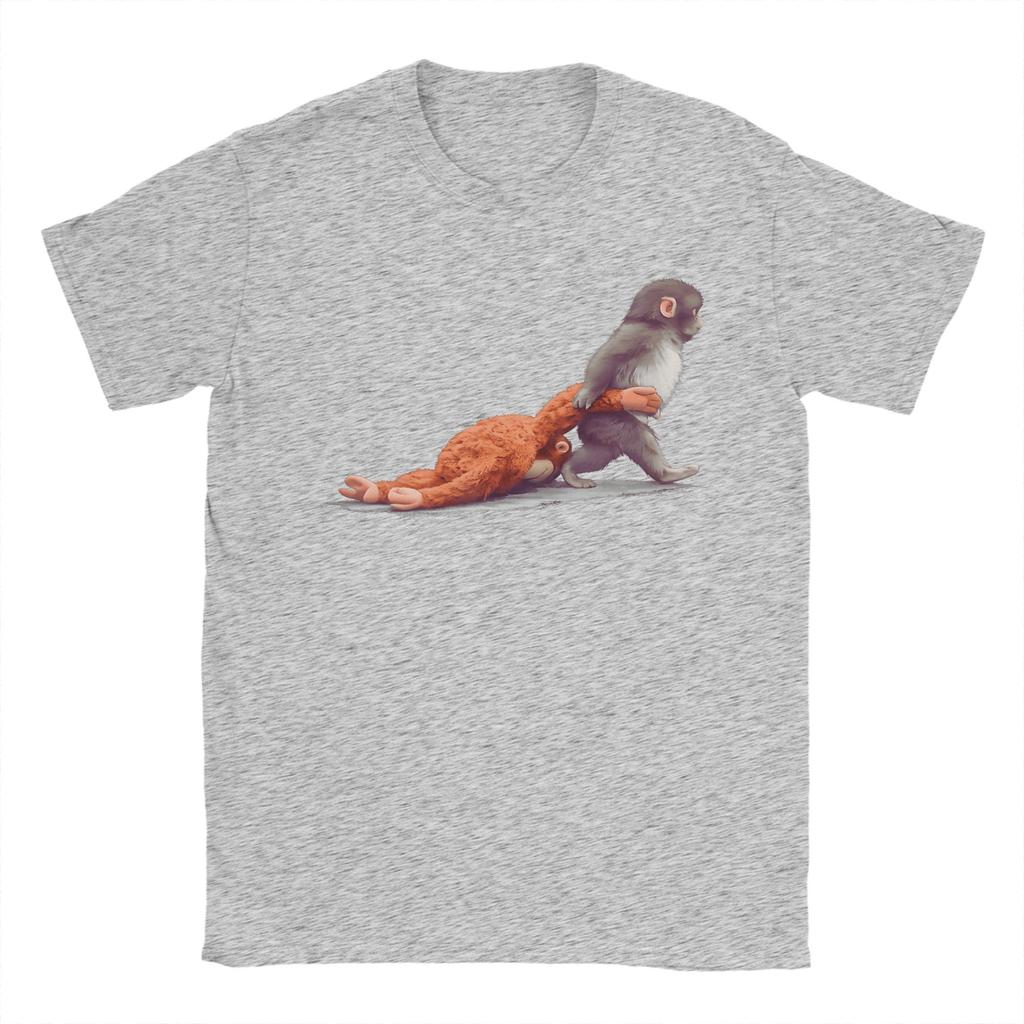 Monkey Punch Baby Graphique Petit Punch T-shirt Plage Coton Pur T-shirts Pour Unisexe Harajuku Manches Courtes Hauts Amusants