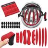 Bicycle Helmet Padding Foam Liner Kit Detachable One-Piece EVA Hot Cold Press Molding Comfortable Breathable Cycling Accessory