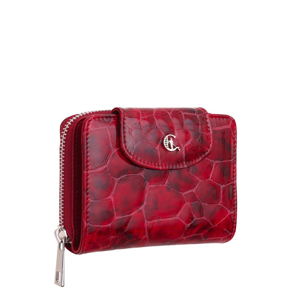 Czerwony portfel damski Canaletto - elegancja, funkcjonalność i ochrona RFID PD1266s90