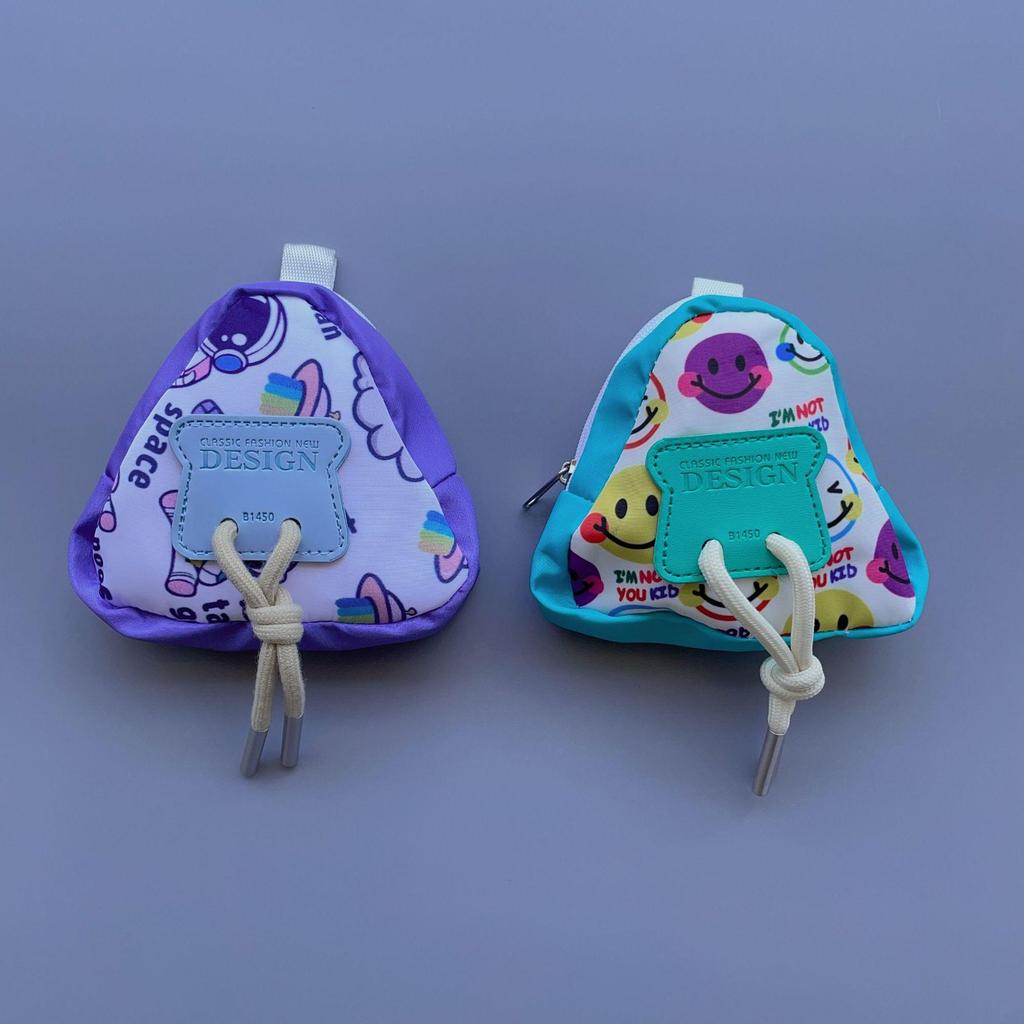 Căști Colorate & Pandantiv Portofel Monede Rucsac Mini cu Design Casă Ciupercă și Șnur pentru Telefon