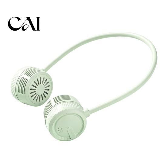 Personal Fan for Business Trips Portable Neck Fan, Hands Free Bladeless Cooling with 3 Speed, USB Summer Gadgets Kitchen Rechargeable Quiet