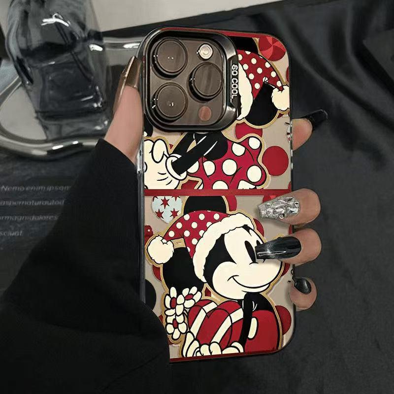 

Mickey Christmas iPhone Case: Compatible with Apple 17 Promax, Energetic Design for Japanese & Korean iPhone 15/14/13. iPhone 11 Pro Max