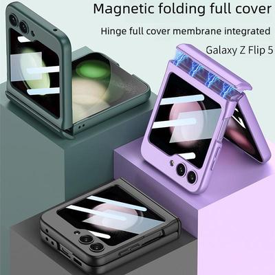 Samsung Z Flip6 Magnetyczne etui odporne na upadki i ochraniacz ekranu - Pasuje do Z Flip5/4/3