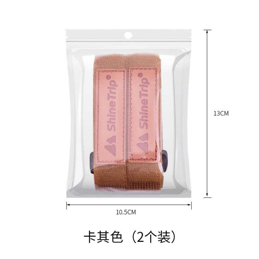 

Нейлонові вуличні ремені-липучки з регульованою довжиною, мотузка для зберігання тенту, портативний килимок для пікніка, мотузка для зберігання для туристичних походів Khaki #1