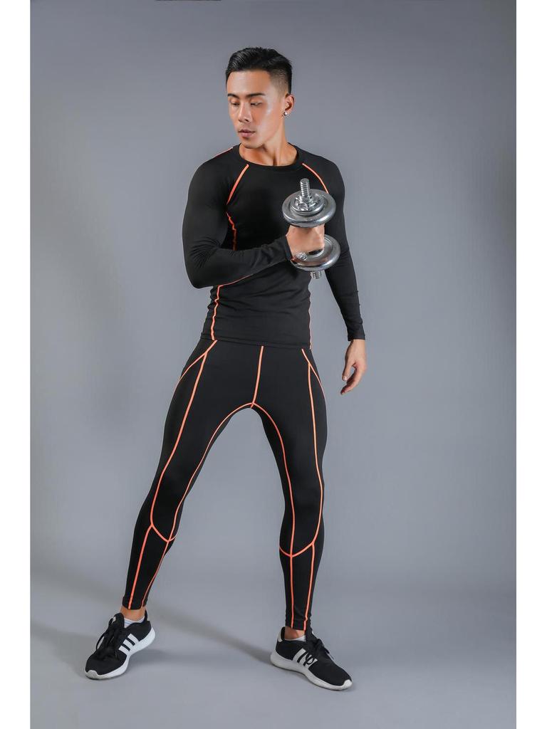 Speedy Kids' Compression Sports Suit: Quick-Drying Basketball & Football Training Gear for Spring and Autumn