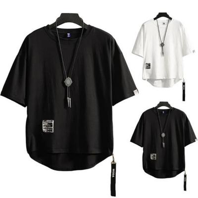 Men Summer T-shirt Pullover Daily Wear Hip Hop Plus Size Men Summer Top Male Clothes