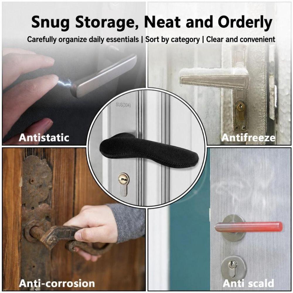 Soft Touch Door Handle Protector Non-slip Door Handle Guards Door Handle Covers Office Doors