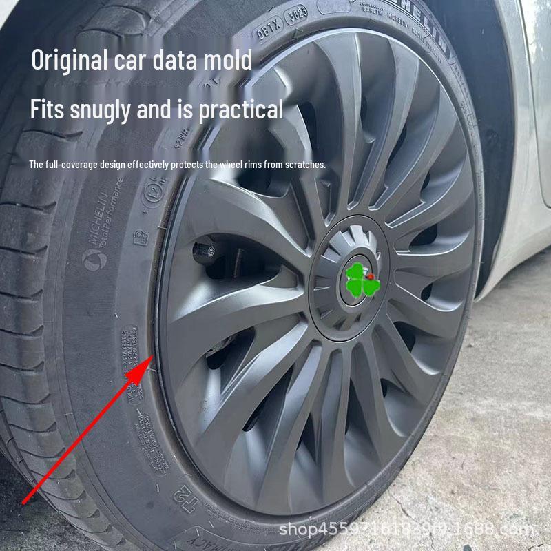 Tesla Model 3 Symmetrische Turbinenrad-Radkappen mit Felgenschutz