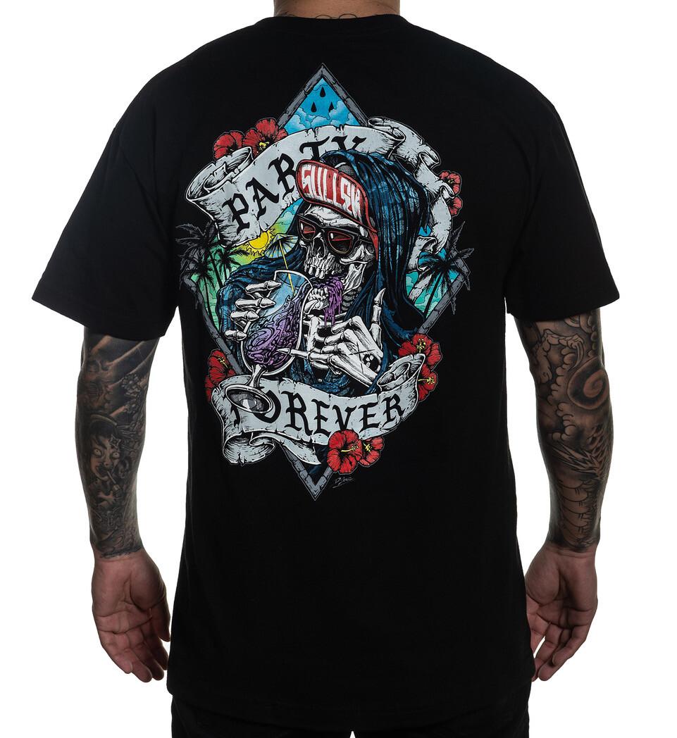 Sullen Art Collective Party Forever Surfing Reaper Tropical Summer Tee SCM3921 S разноцветный
