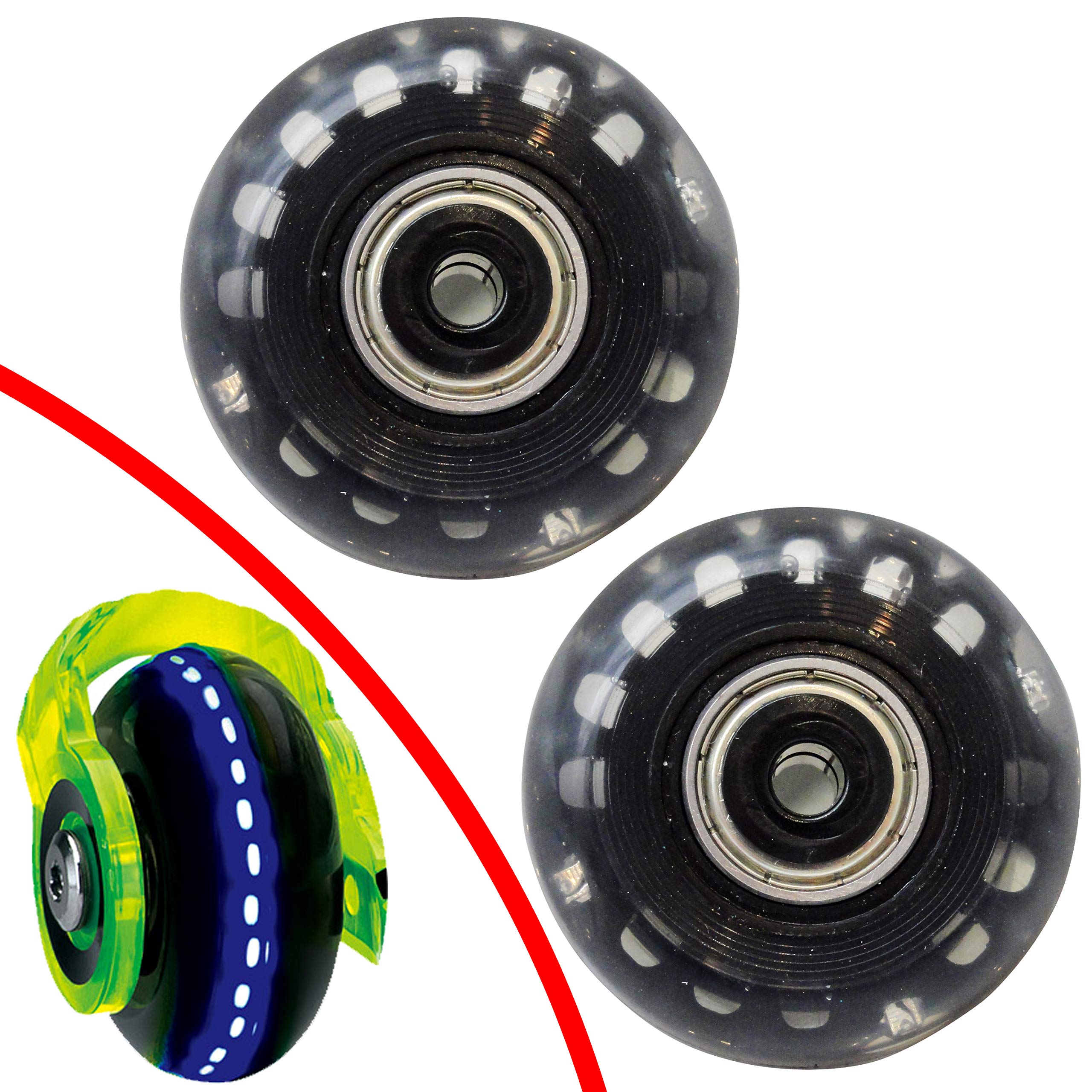 

RANGS Genuine Replacement Wheels for Lipstick Jets (2 pieces) Blue Light