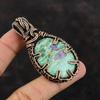 Ruby Fuchsite Pendant Copper Wire Wrapped Pendant Ruby Fuchsite Jewelry Handmade Pendant Gift For Her Gemstone Copper Jewelry Healing Stone