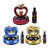 Heart Car Interior Solar Fragrances Ornament with flower  Fragrances Solar Powered Car Scent Diffuser for Dashboard Use