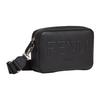 Fendi Logo Zip Camera Bag Men Shoulder Bag Black 7M0286-AMAC-F0GXN