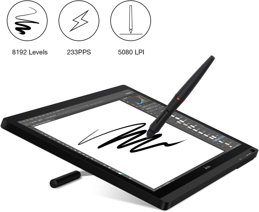 Artisul Digital Pen for Liquid Tab Standard No Charging 2 Side Switches P59 D22S, Pen, Required,