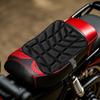 Motorcycle Seat Cushion Breathable PU Comfortable Motorcycle Seat Pad High Elastic Retro Motorbike Accessories For Comfort And