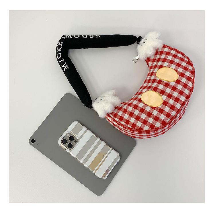 Korean Niche Plaid Handbag: Fashionable Versatile Women's Shoulder Crossbody