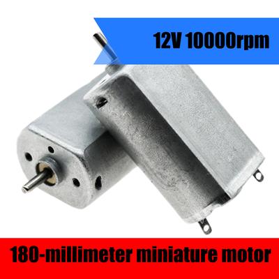 Mehrzweck 180 Mikromotor 6V 12V Kurze Welle Tragbares Zubehör für Robotik und Modellbau Tägliche Nutzung