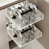 Storage Box Pull-out Cabinet Organizer Strong Load-bearing Easy To Install Kitchen Heavy Duty Slide-out Drawer Storage Tray