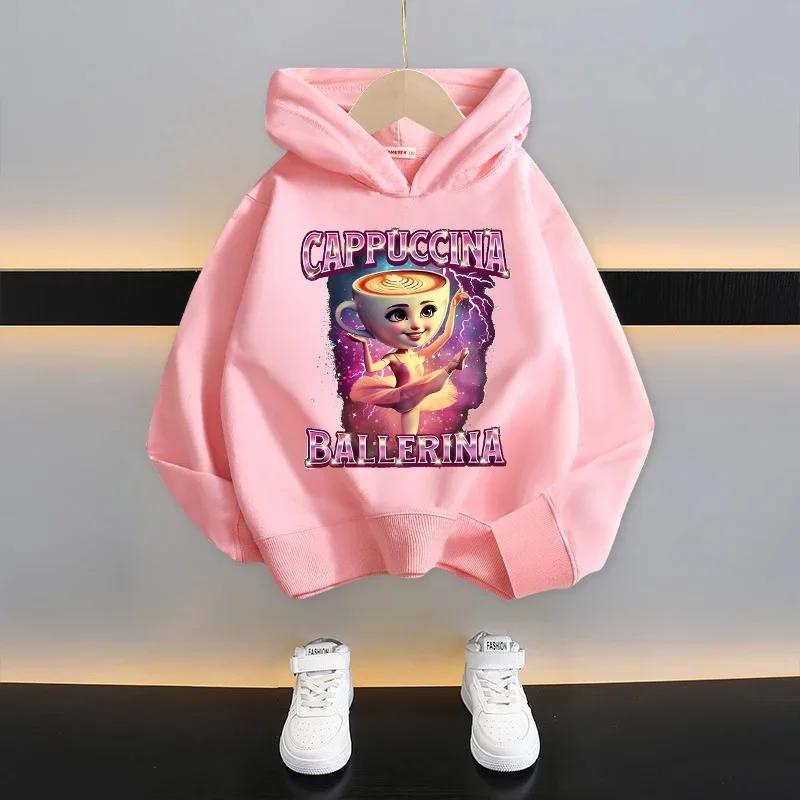 

Kids Hoodies Cartoon Pattern Autumn Winter Sweatshirt Tung Tung Sahur Casual Long Sleeve Tops Youth Clothing 100