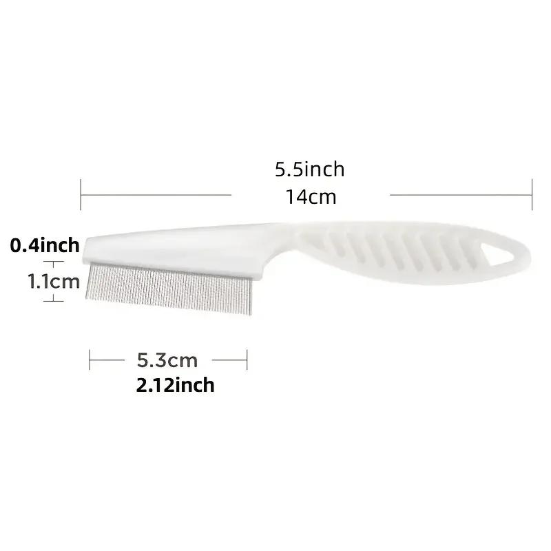 

Professional Flea Comb for Dogs and Cats, Effective Grooming Tool for Removing Fleas and Ticks Large 18x4cm